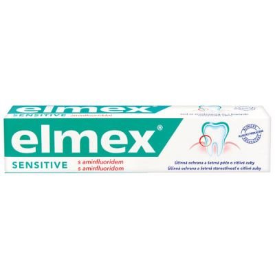 Elmex Zubní pasta Sensitive pro citlivé zuby 75 ml - SLEVA - bez krabičky