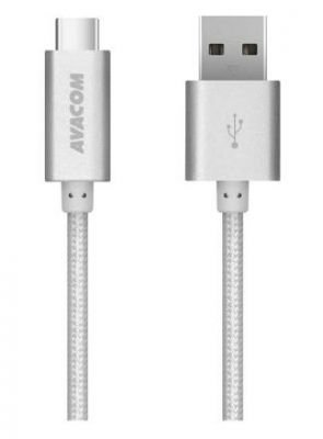AVACOM TPC-100S kabel USB - USB Type-C, 100cm, stříbrná