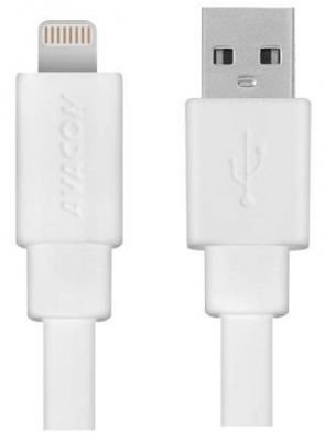 AVACOM MFI-120W kabel USB - Lightning, MFI certifikace, 120cm, bílá