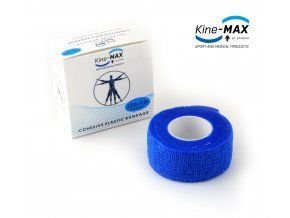 Kine-MAX Samofixační elastické obinadlo-2,5cmx4,5m - modrá Default Title