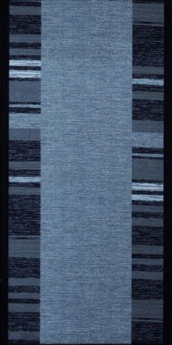 Berfin Dywany Protiskluzový běhoun na míru Zel 1016 Silver (Grey) - šíře 67 cm s obšitím Modrá