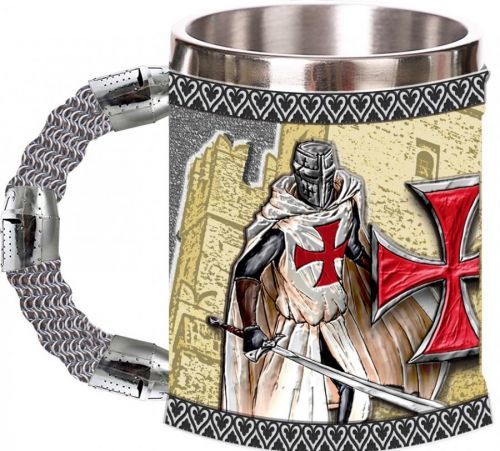 Hrnek (korbel) templářských rytířů Knight Templar 400ml 39151