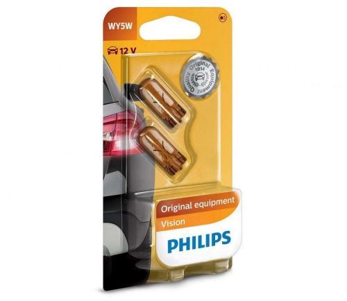 Philips SADA 2x Autožárovka Philips VISION 12396B2 W2,1x9,5D/5W/12V