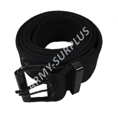 Opasek dvouděrový (2děrový) černý kalhotový