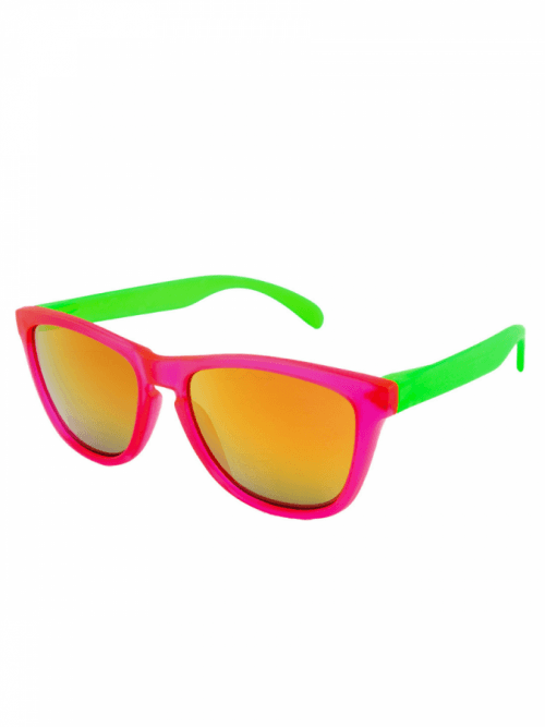 Sluneční brýle Nerd Cool růžovo-zelené univerzální