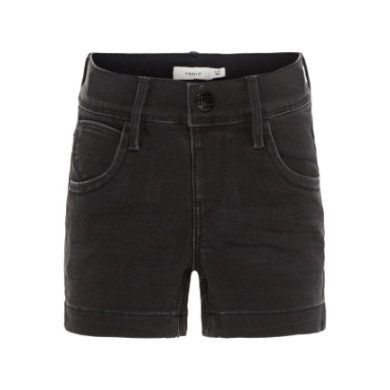 name it Girls Džíny Shorts Salli black denim