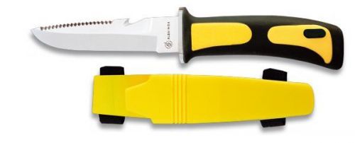 Nůž Albainox 31333-AM potápěčský žlutý