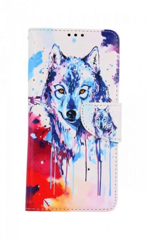 Pouzdro TopQ Xiaomi Mi 11 knížkové Kresba vlka 58319