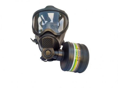 Plynová maska Belgie BEM 4 GP ENGICOM s brašnou a filtrem Varianta: použitá s hydratačním systémem