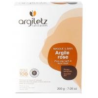 Jíl růžový ultra ventilovaný maska & koupel (citlivá pleť) 200 g   ARGILETZ
