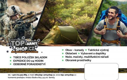 Dárkový poukaz Top-ArmyShop.cz (Barva: Černá, Hodnota: 10 000 Kč)