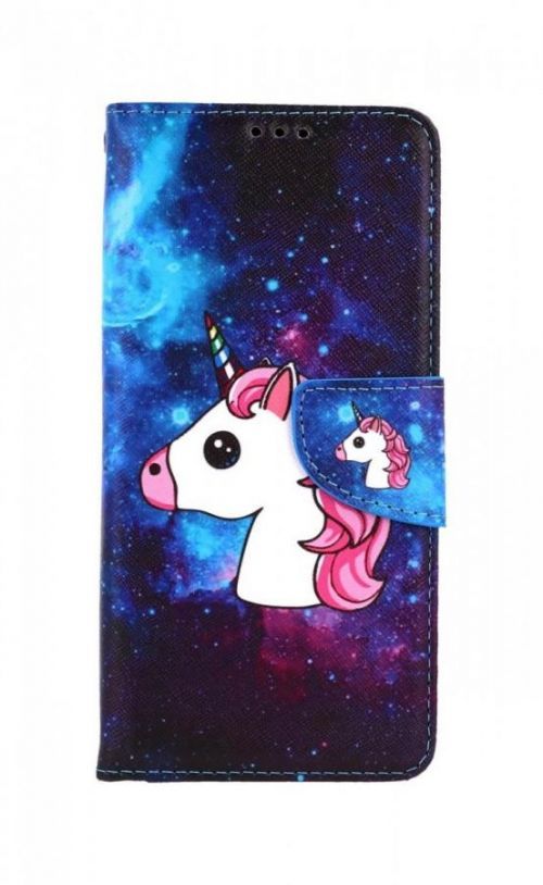 Pouzdro TopQ Samsung A52 knížkové Space Unicorn 57626