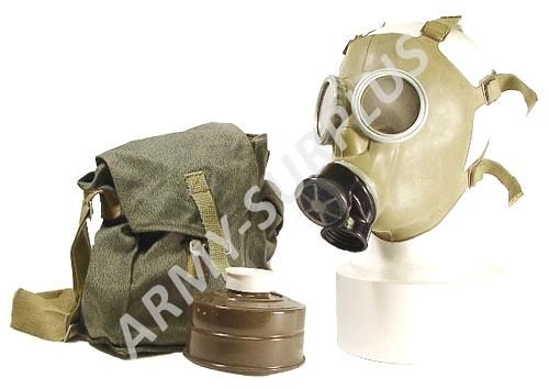 Plynová maska FASER Polsko MC-1 zelená Vyberte velikost: 2