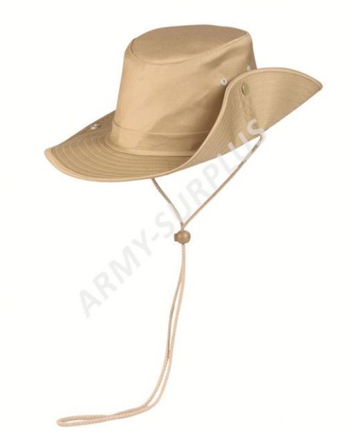 Klobouk australan khaki Vyberte velikost: S (55-56cm)