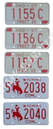 Poznávací značka na auto (License Plates) USA různé země Varianta: 5 2038