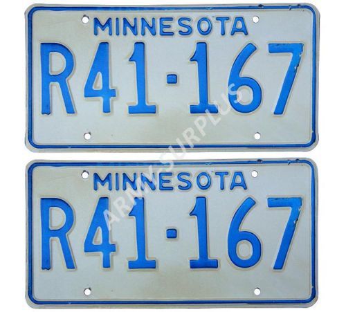 Poznávací značka na auto (License Plates) USA Minnesota 2 kusy