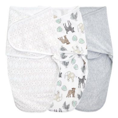 aden + anais™ essential s easy swaddle™ sada 3 zavinovaček 4-6 měsíců