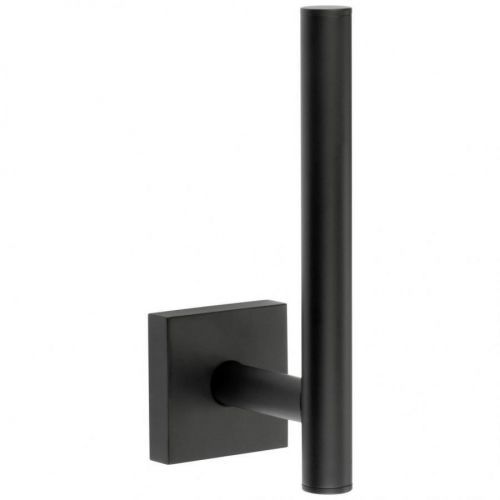 DRŽÁK NA TOALETNÍ PAPÍR, 4,5/14/6,6 cm - černá