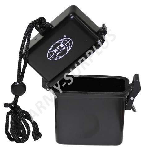 Krabička vodotěsná černá MFH 27167