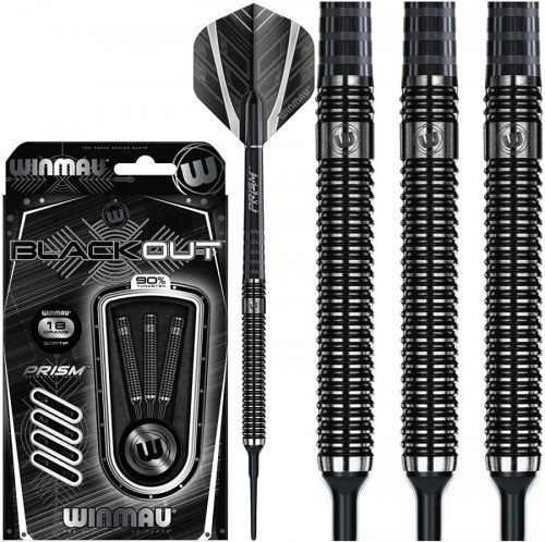 Šipky Soft Winmau Blackout - 18g