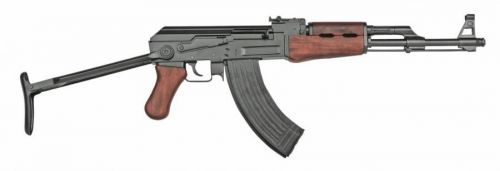 AK47 útočná puška (samopal) Rusko 1947 sklopná pažba