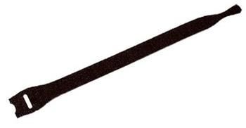 VELCRO Stahovací páska 13mm, suchý zip, 20cm, 10ks, černá