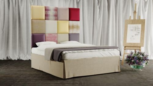 Materasso PARIS - kontinentální čalouněná postel (typ potahu A)