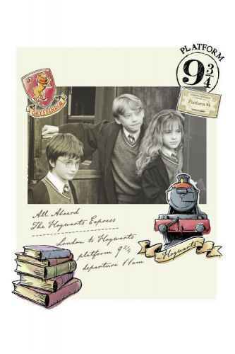 POSTERS Plakát Harry Potter - Hermiona, Harry a Ron
