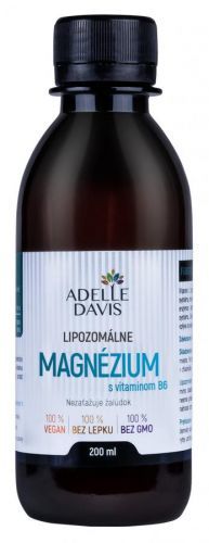 Adelle Davis Adelle Davis - Lipozomální magnézium s vitamínem B6, 200 ml 200 ml