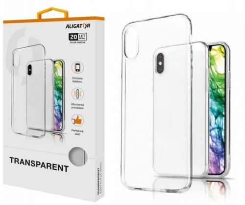 Silikonové pouzdro TRANSPARENT ALIGATOR pro Xiaomi POCO X3 Pro