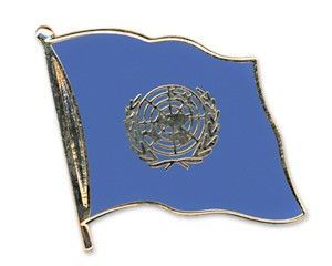 Odznak (pins)  20mm praporek OSN