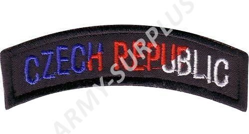 Nášivka Česká republika - oblouk trikolora A-29