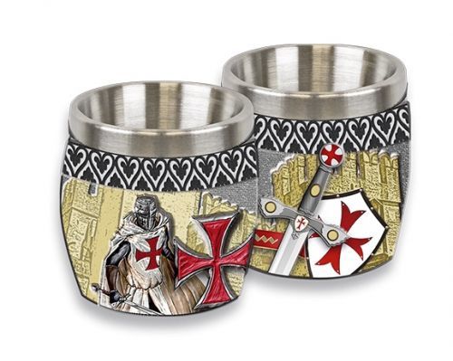 Pohárek (panák,štamprle) templářských rytířů Knight Templar