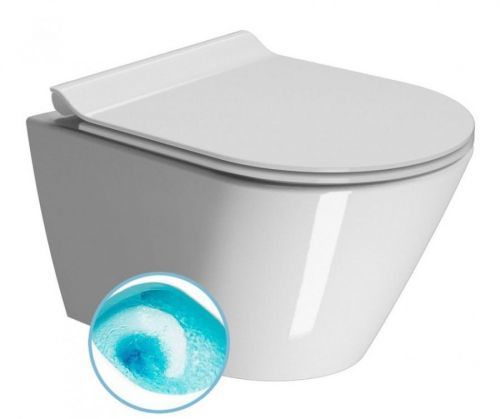 GSI KUBE X závěsná WC mísa, Swirlflush, 50x36 cm, bílá ExtraGlaze 941611