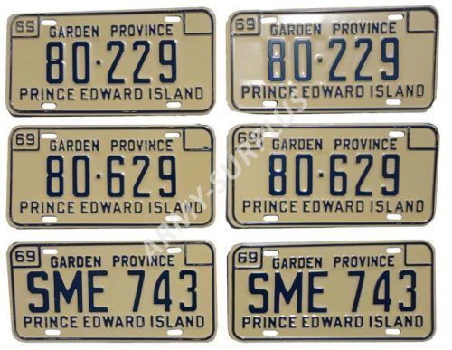 Poznávací značka na auto (License Plates) USA Garden Province Prince Edward Island 2 kusy Varianta: 80 629