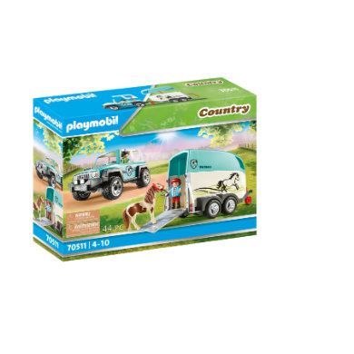 PLAYMOBIL ® Country Auto s přívěsem pony 70511