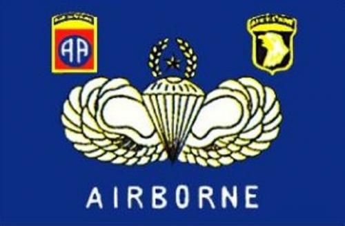 Vlajka Airborne 90x150cm č.107