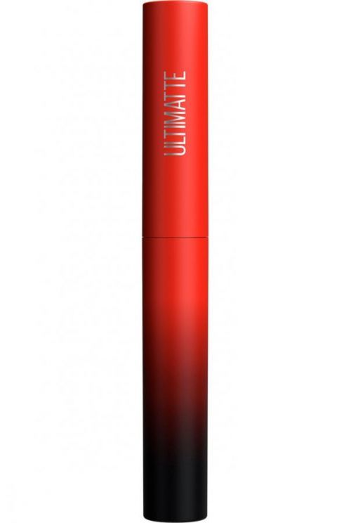 Maybelline NY Color Sensational Ultimatte Slim gelová dlouhotrvající rtěnka 299 More Scarlet 2g