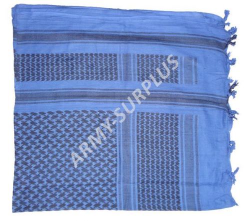 Šátek palestina modrá/černá (shemagh, arafat)