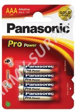 Baterie Panasonic AAA 1,5V LR03 mikrotužkové alkalické