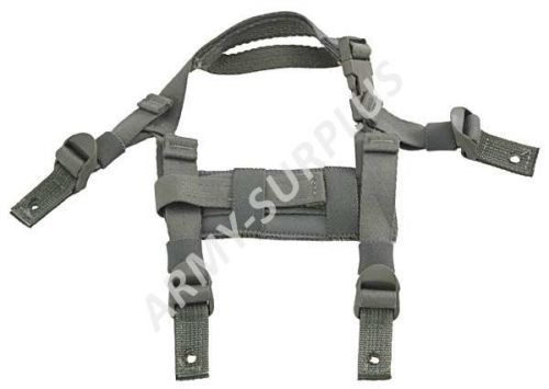 Čtyřbodový systém popruhů pro helmu MICH (ACH Helmet 4 Point ACU Chin Strap)