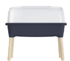 Prosperplast Sadbovač RESPANA PLANTER WOOD HIGH set antracit 78 cm