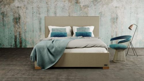 Materasso ARGENTINA - designová postel s čalouněným čelem (typ potahu B)