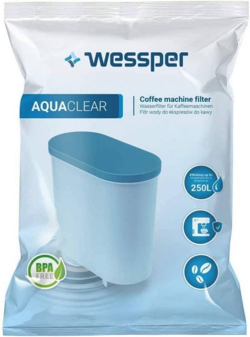 Vodní filtr AquaClear do kávovarů značky Saeco and Phillips - Wessper