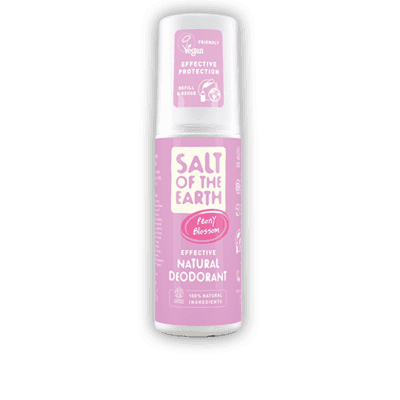 Přírodní krystalový deodorant ve spreji - květ pivoňky - Salt of the Earth - 100 ml