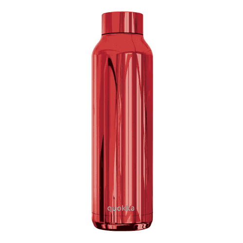 Quokka, Nerezová lahev Solid Sleek, 630 ml, červená