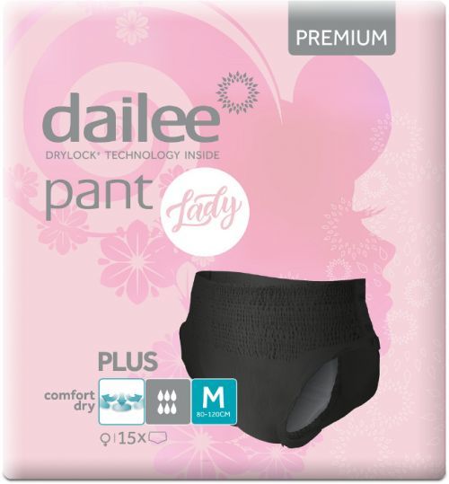 Dailee PANT LADY Premium Plus M Black 15ks