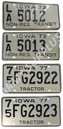 Poznávací značka na auto (License Plates) USA Iowa Varianta: FG2922