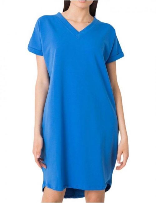 Modré dámské basic šaty