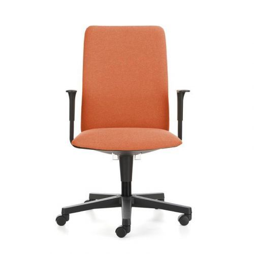 Emagra Kancelářská židle FLAP/B s područkami, oranžová